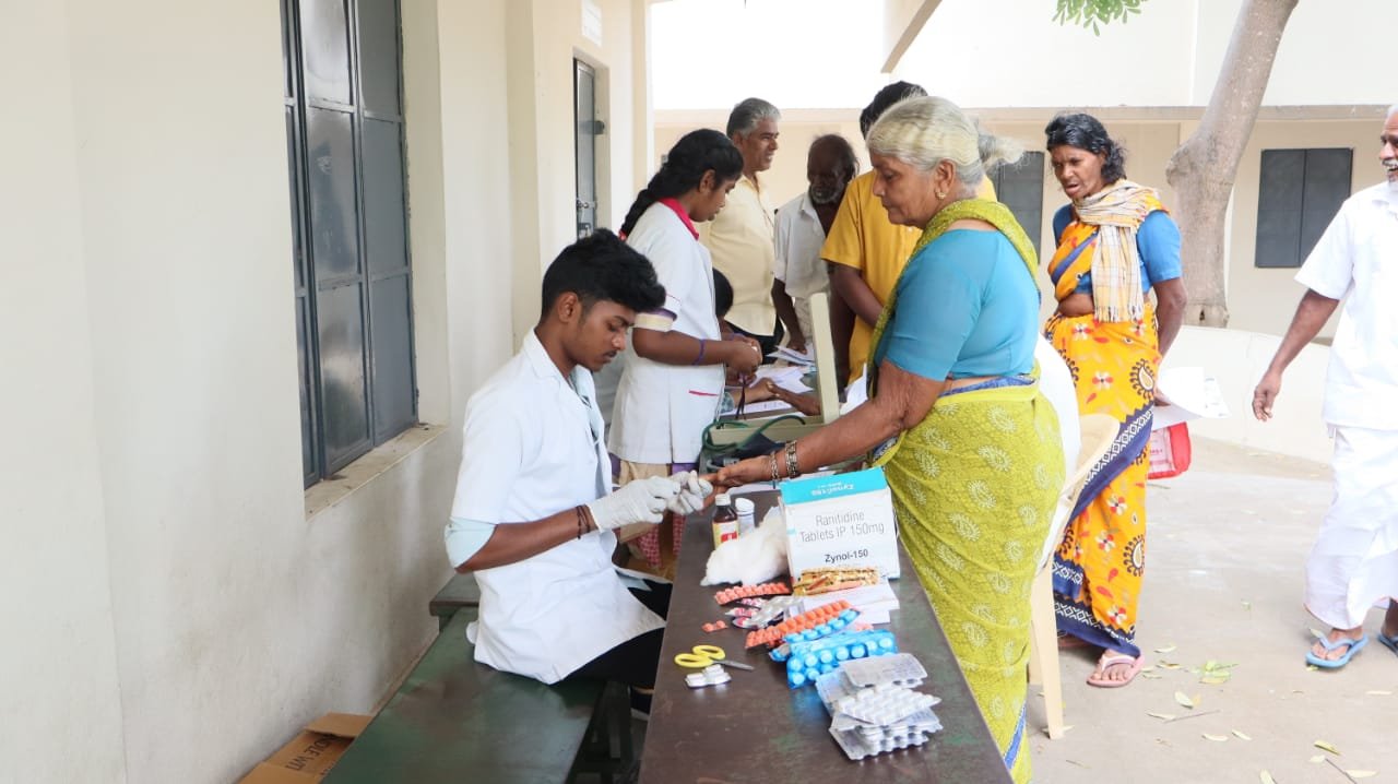 Organized a multidisciplinary medical camp providing services